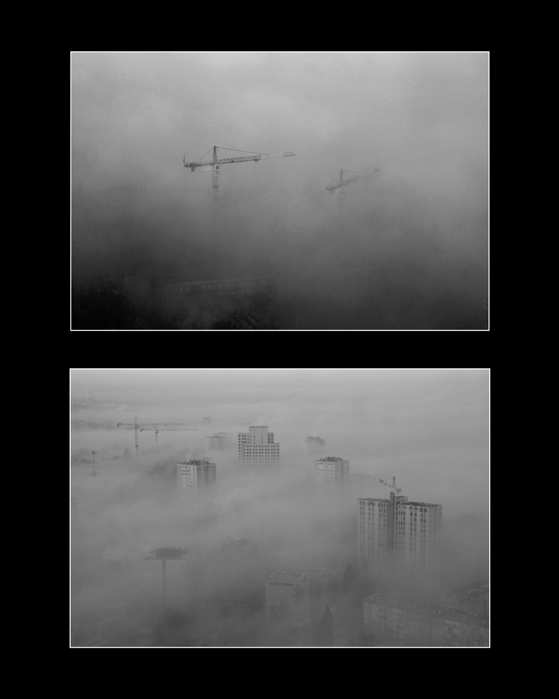 Dans la brume - diptyque