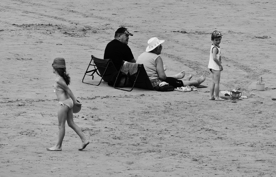 Sur la plage